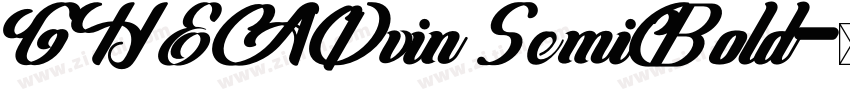 GHEADvin SemiBold字体转换